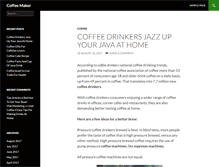 Tablet Screenshot of coffeeblog.info